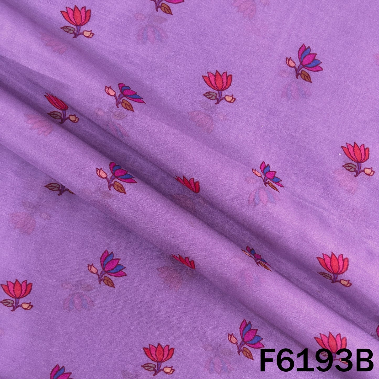 Digital Print Muslin Cotton Fabric - F6193