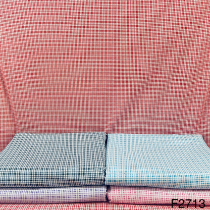 Check Cotton Fabric-F2713