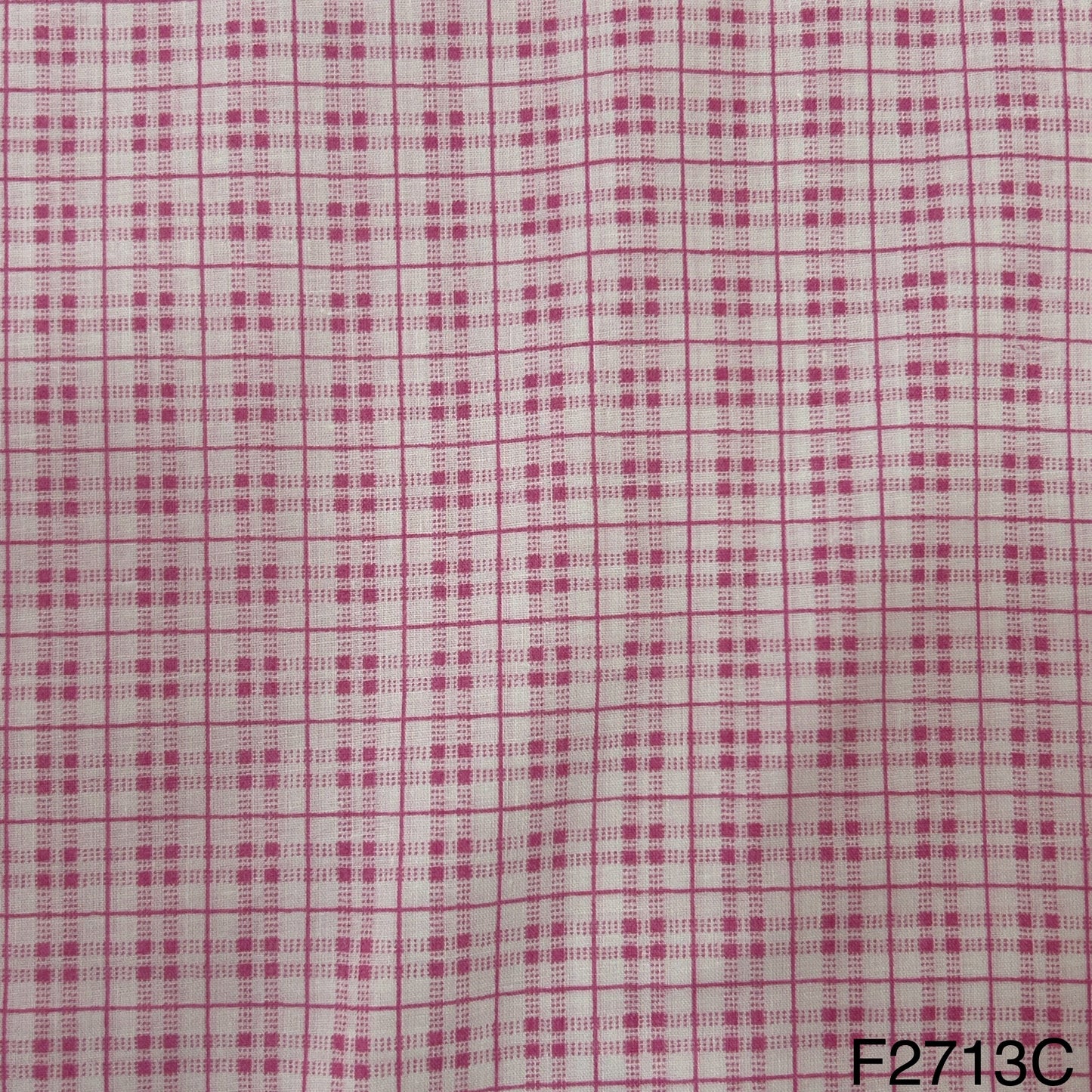 Check Cotton Fabric-F2713