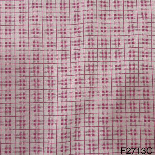 Check Cotton Fabric-F2713