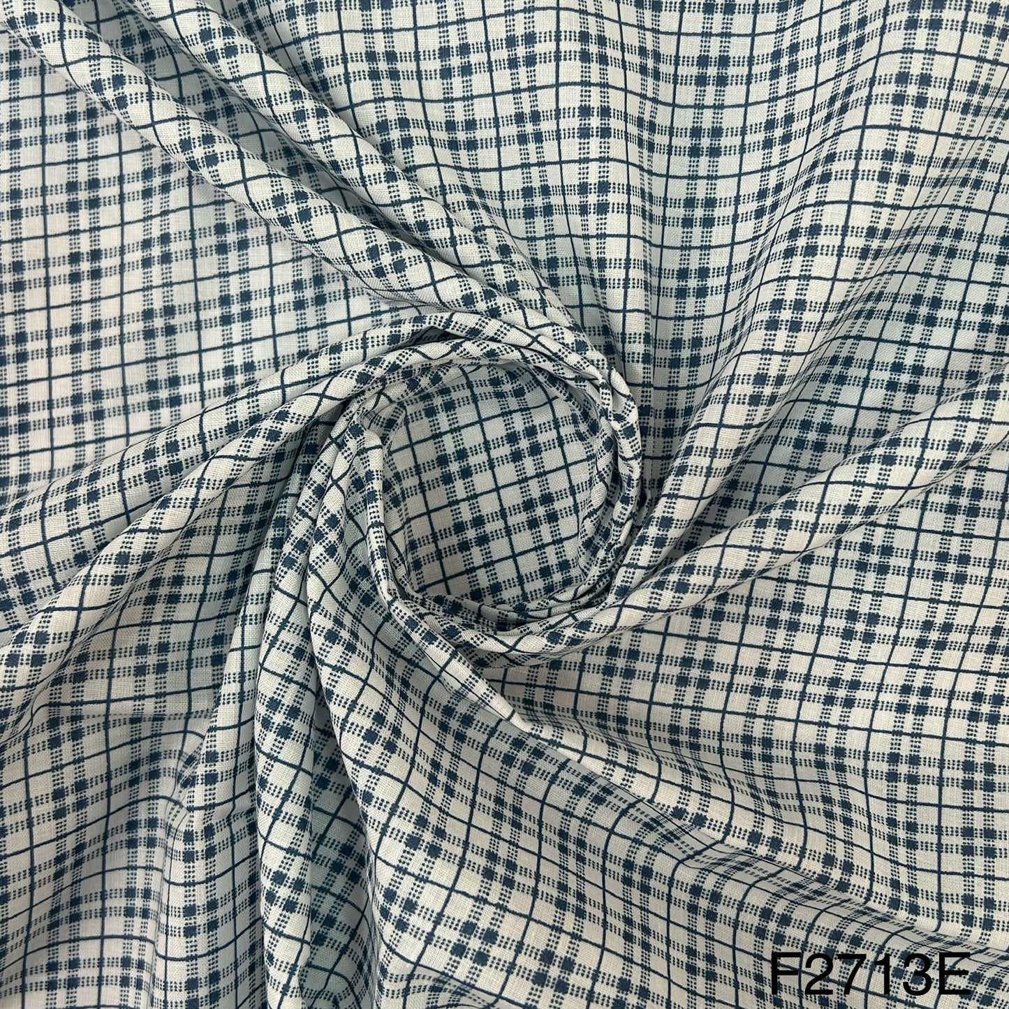 Check Cotton Fabric-F2713