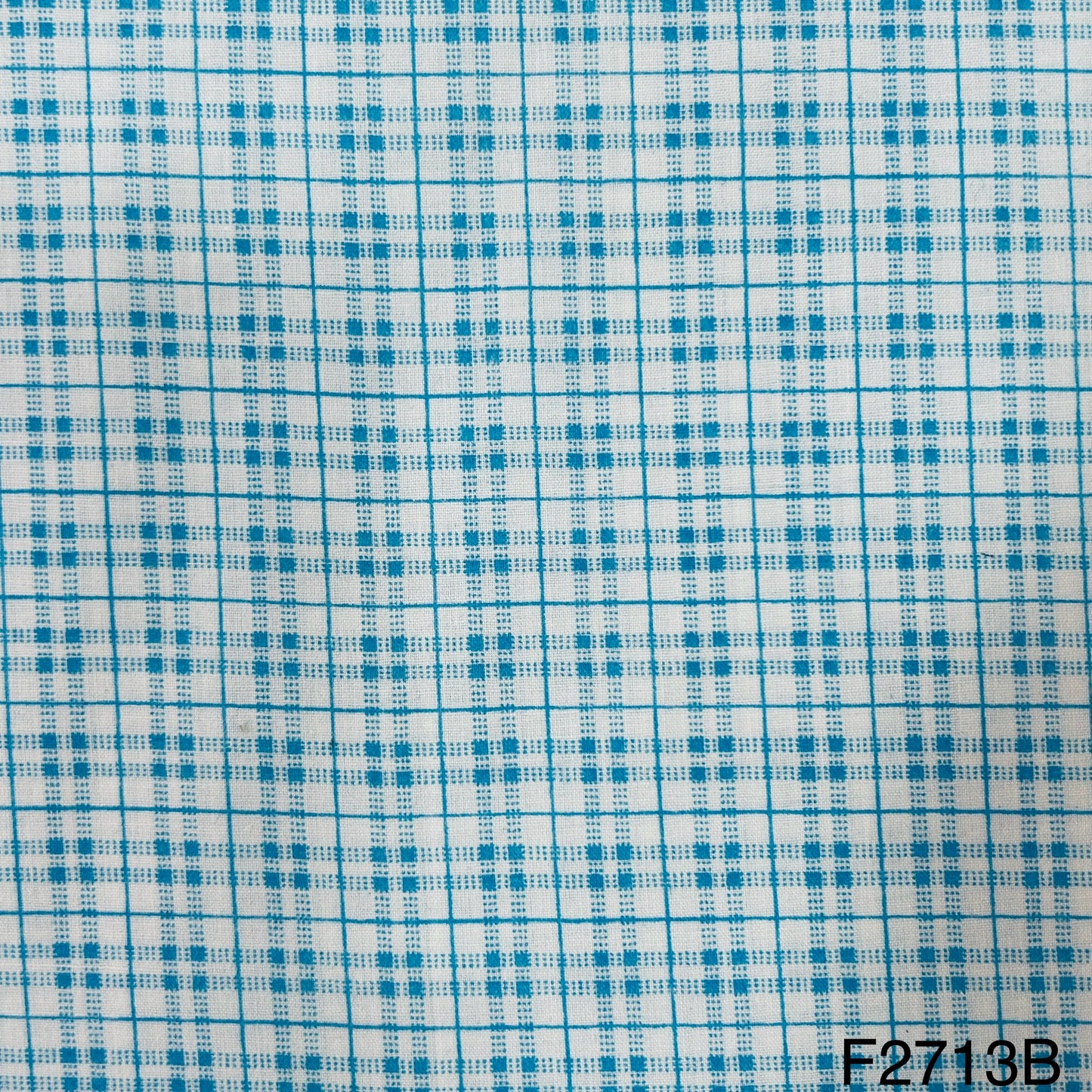 Check Cotton Fabric-F2713