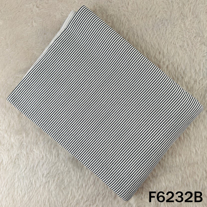 Stripe Print Lizzy Bizzy Cotton Fabric - F6232