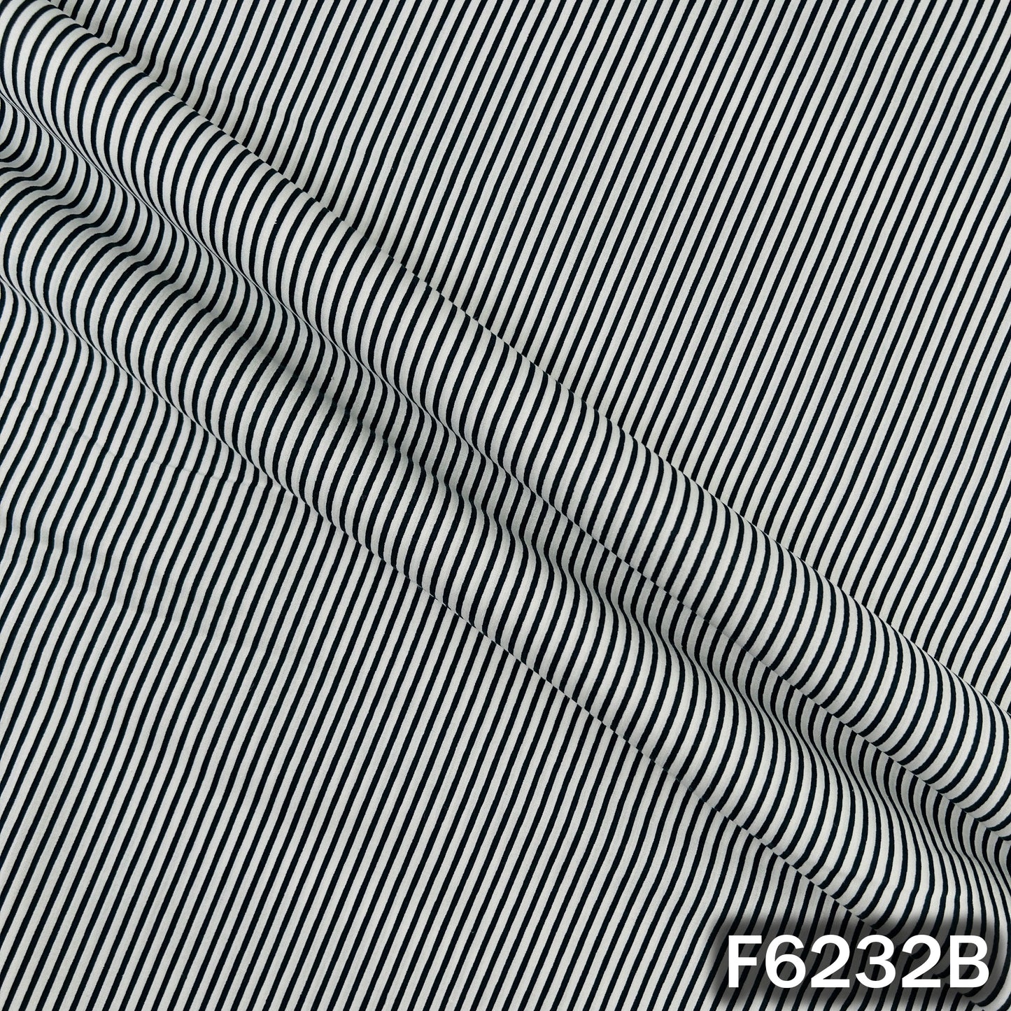 Stripe Print Lizzy Bizzy Cotton Fabric - F6232