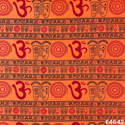 Printed Cotton Fabric- F4642