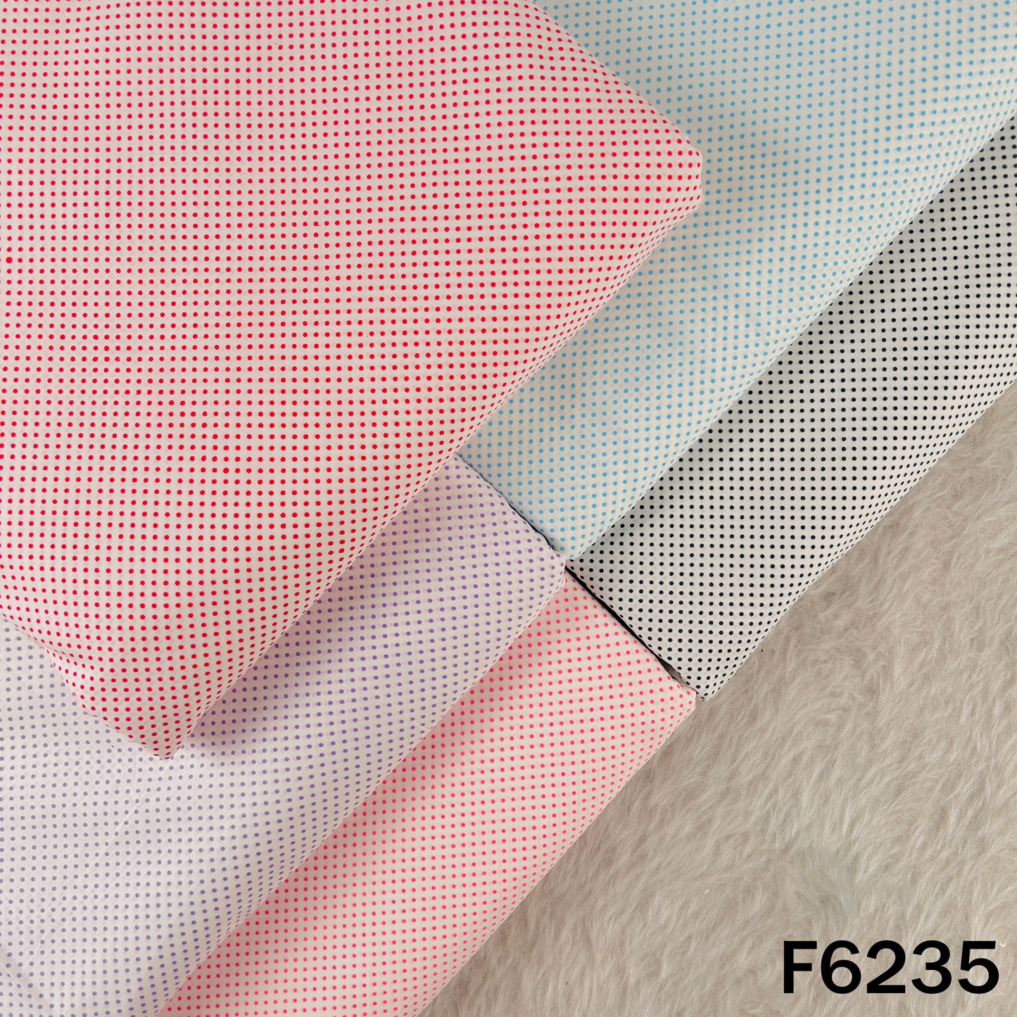 Polka Dot Lizzy Bizzy Cotton Fabric - F6235