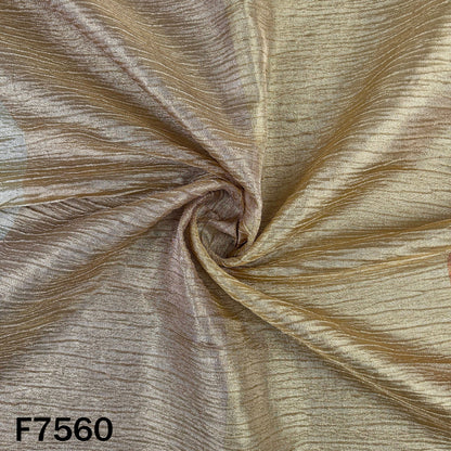 Kanjivaram Crush Tissue Fabric - F7560