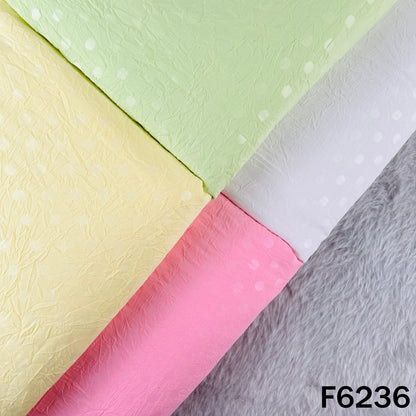 Self Buti Crushed Cotton Fabric - F6236