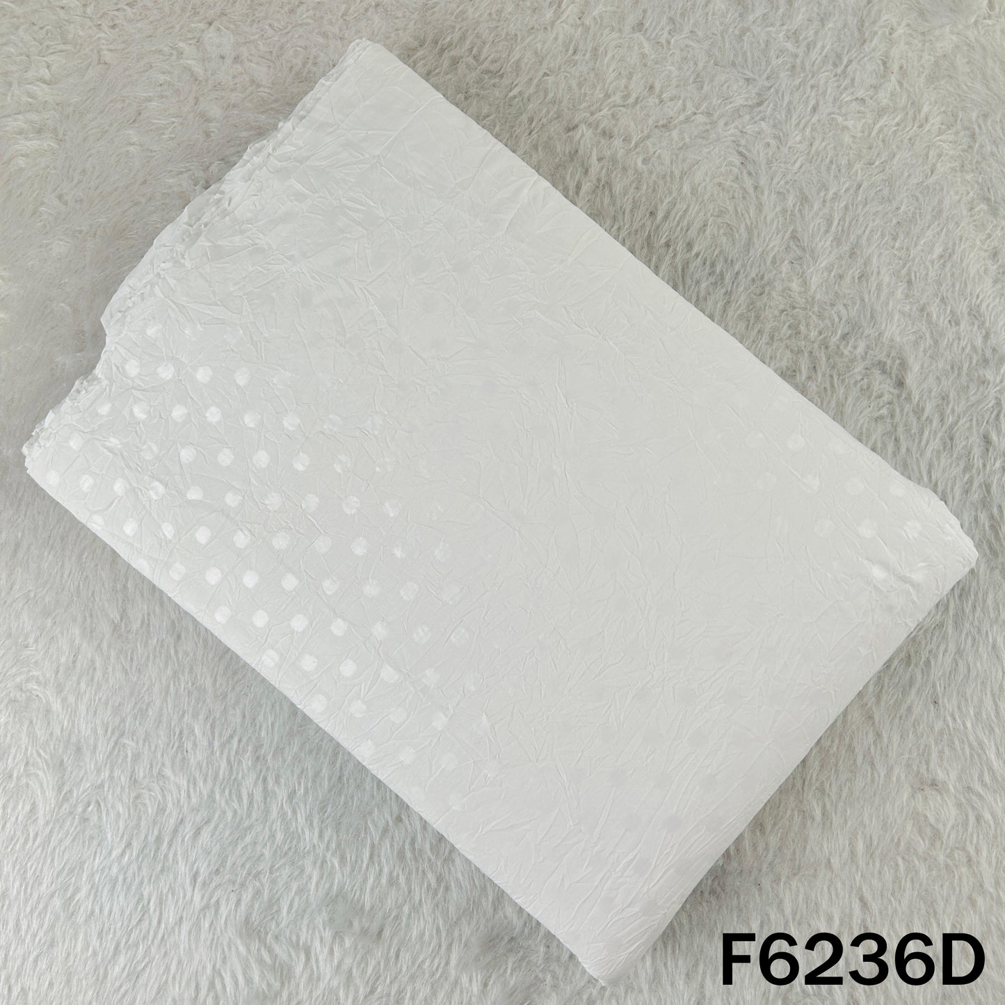 Self Buti Crushed Cotton Fabric - F6236