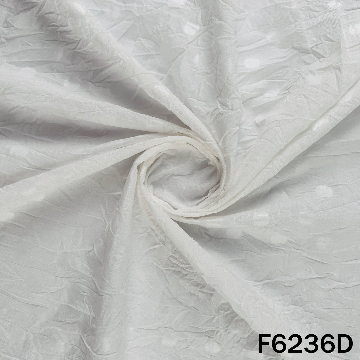 Self Buti Crushed Cotton Fabric - F6236