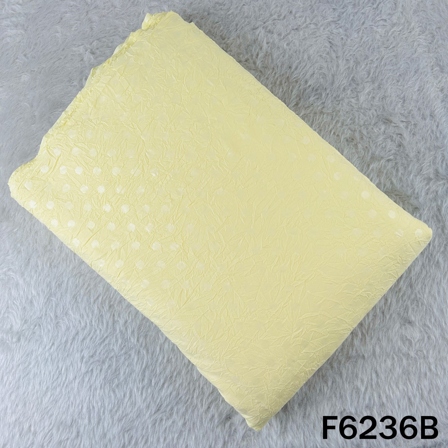 Self Buti Crushed Cotton Fabric - F6236