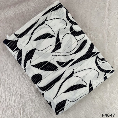 Printed Pintex Gotta Patti Cotton Fabric- F4647