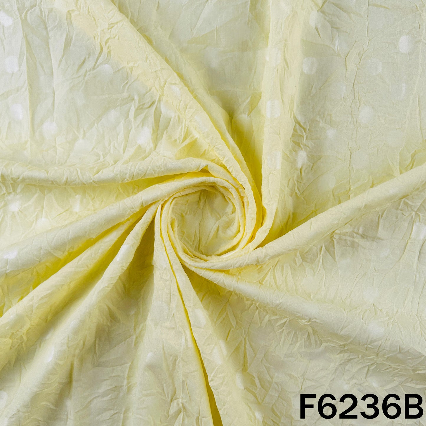 Self Buti Crushed Cotton Fabric - F6236