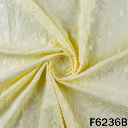 Self Buti Crushed Cotton Fabric - F6236
