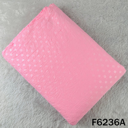 Self Buti Crushed Cotton Fabric - F6236