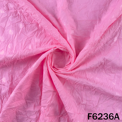 Self Buti Crushed Cotton Fabric - F6236