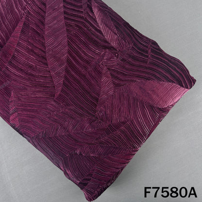 Pleated Shimmer Organza Fabric - F7580