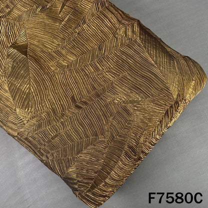Pleated Shimmer Organza Fabric - F7580