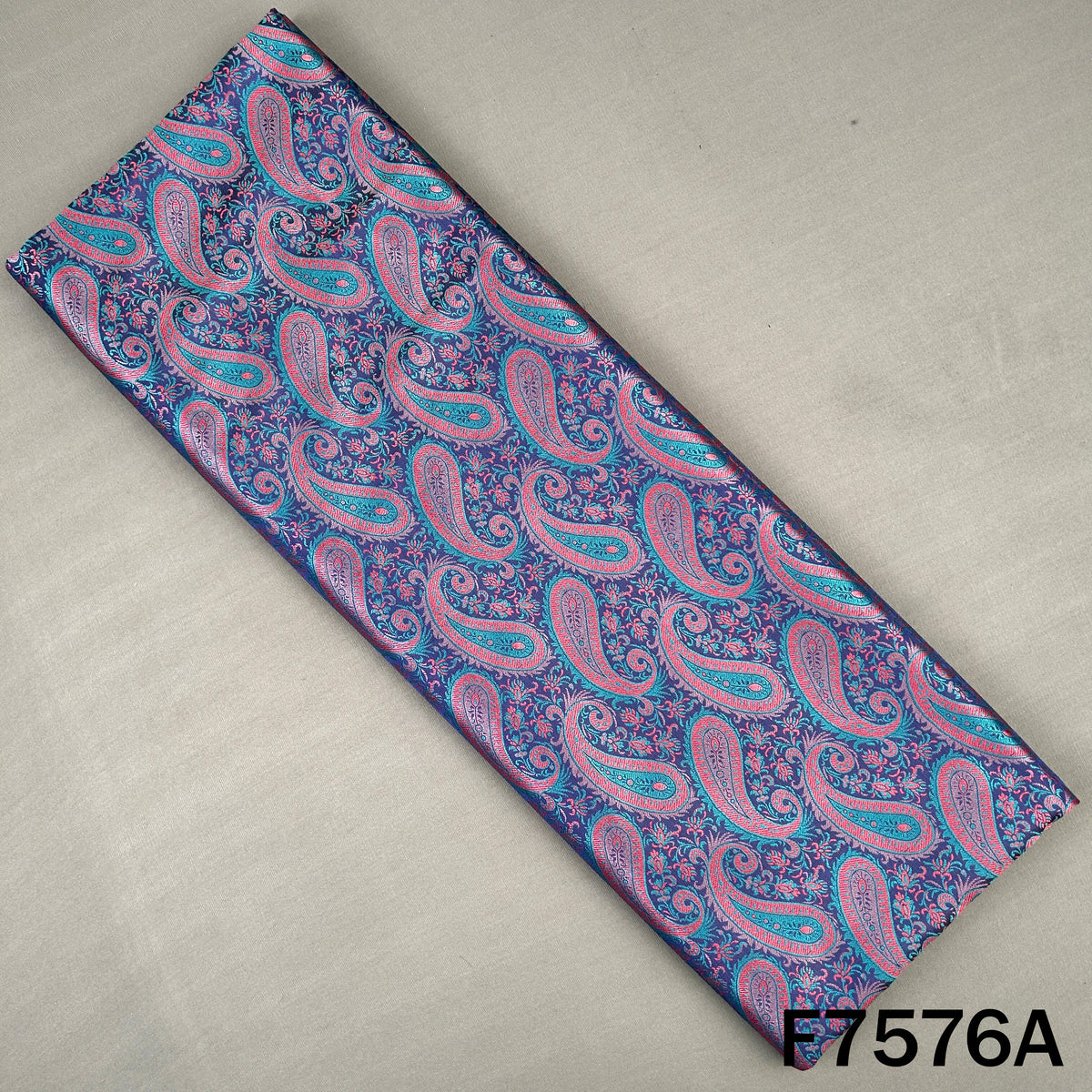 Self Jaquard Brocade Silk Fabric - F7576