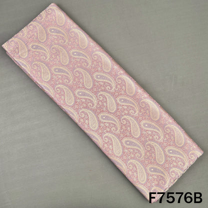 Self Jaquard Brocade Silk Fabric - F7576