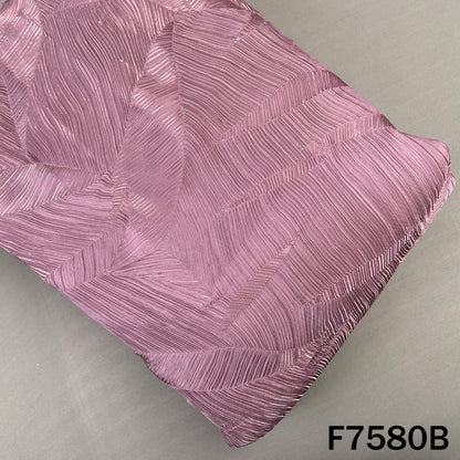 Pleated Shimmer Organza Fabric - F7580