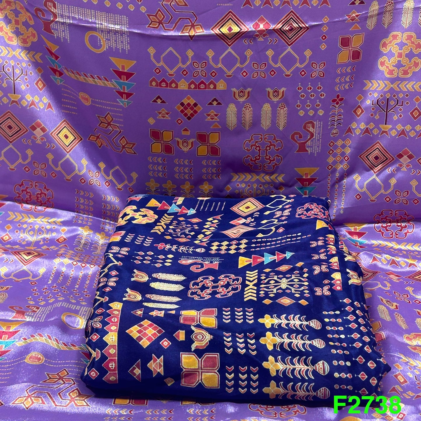 Printed Crepe Fabric-F2738