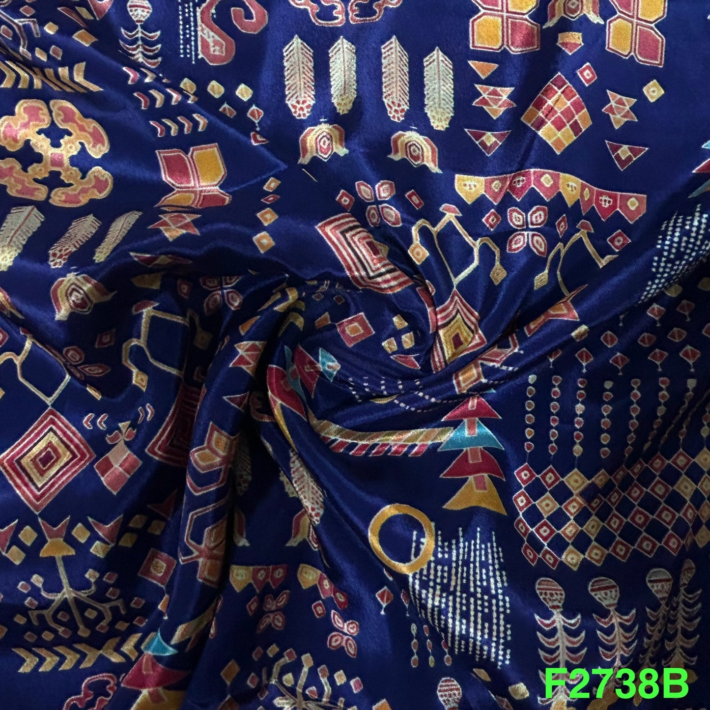 Printed Crepe Fabric-F2738