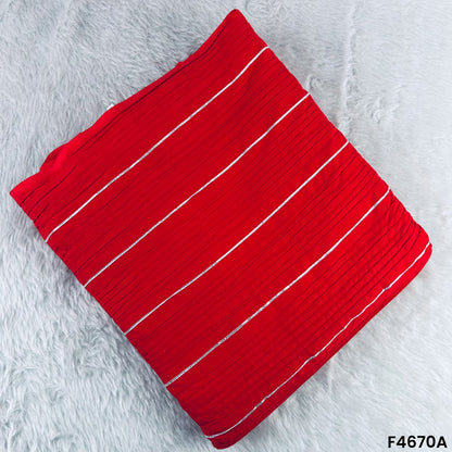 Pintex Gota Patti Cotton Fabric- F4670