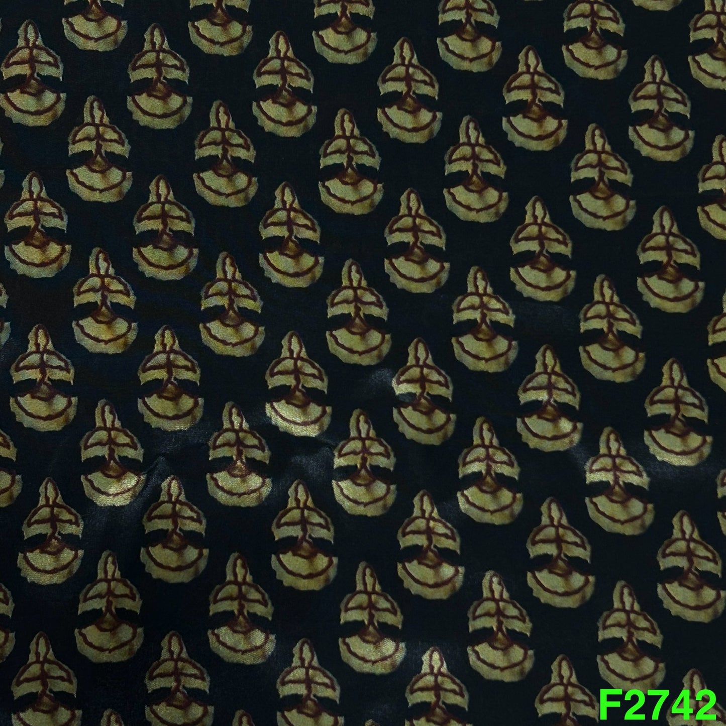 Printed Crepe Fabric-F2742