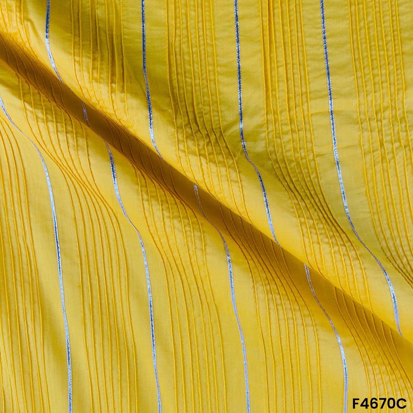 Pintex Gota Patti Cotton Fabric- F4670