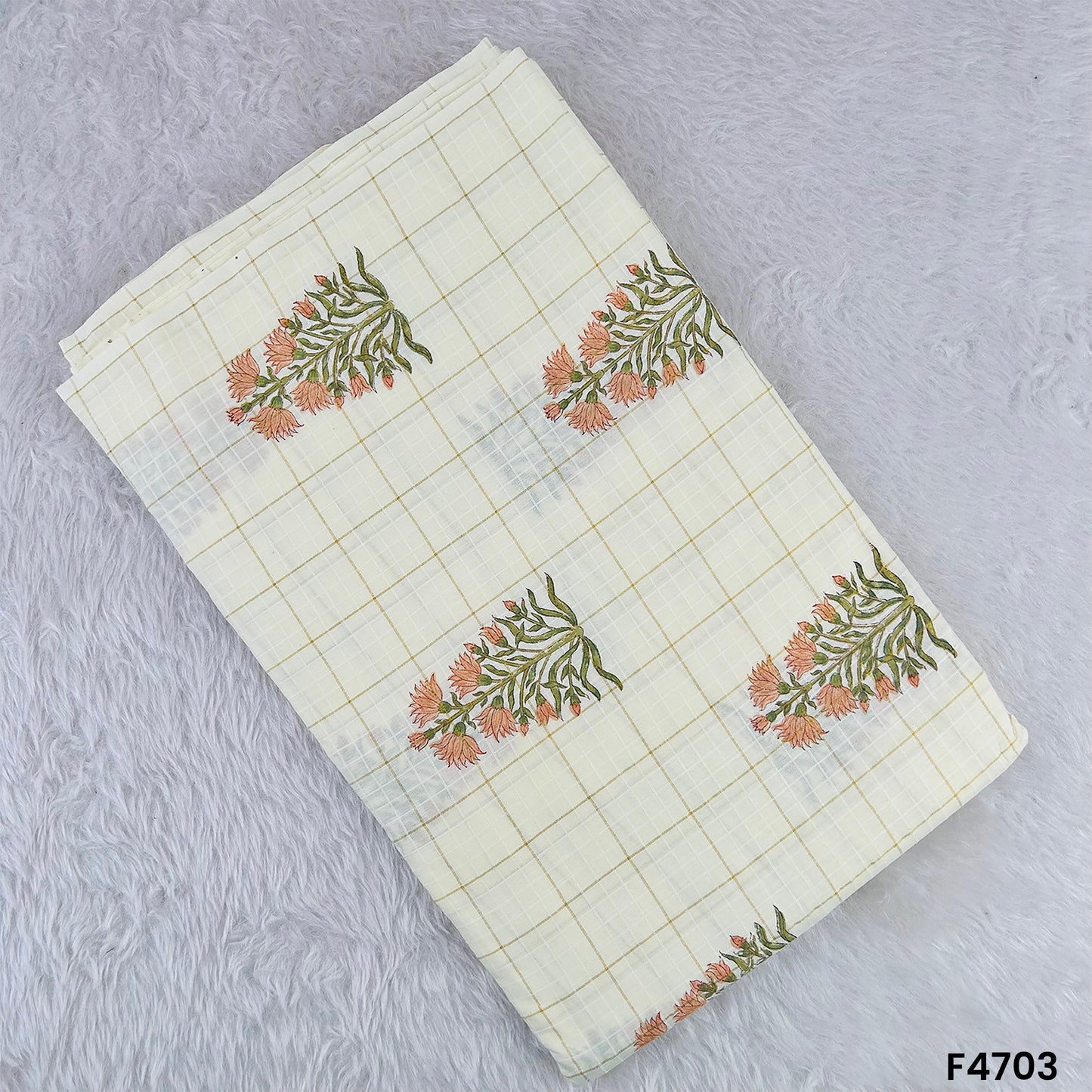 Printed Doria Cotton Fabric- F4703