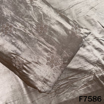 Cut Dana Zari Work Velvet Fabric - F7586
