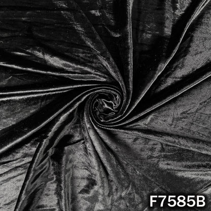 Cut Dana Zari Work Velvet Fabric - F7585