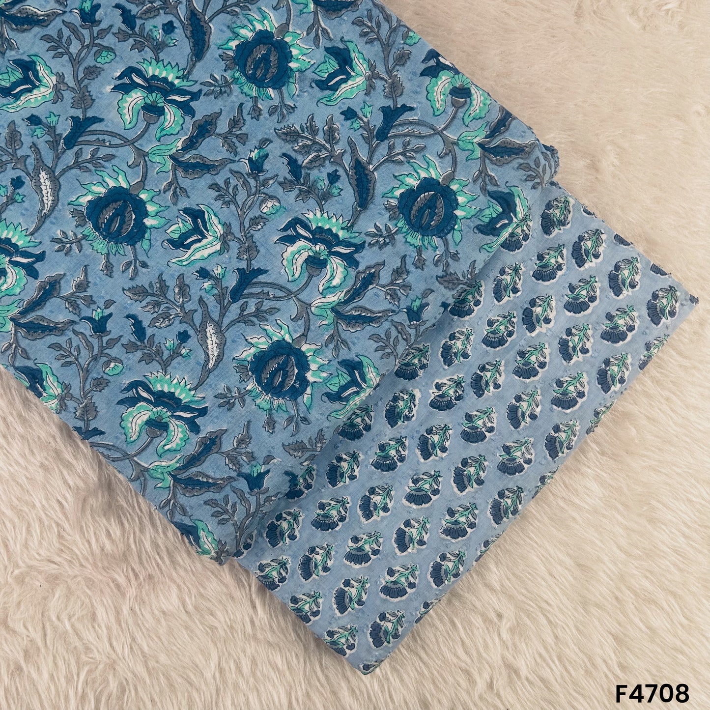 Printed Cambric Cotton Fabric- F4708