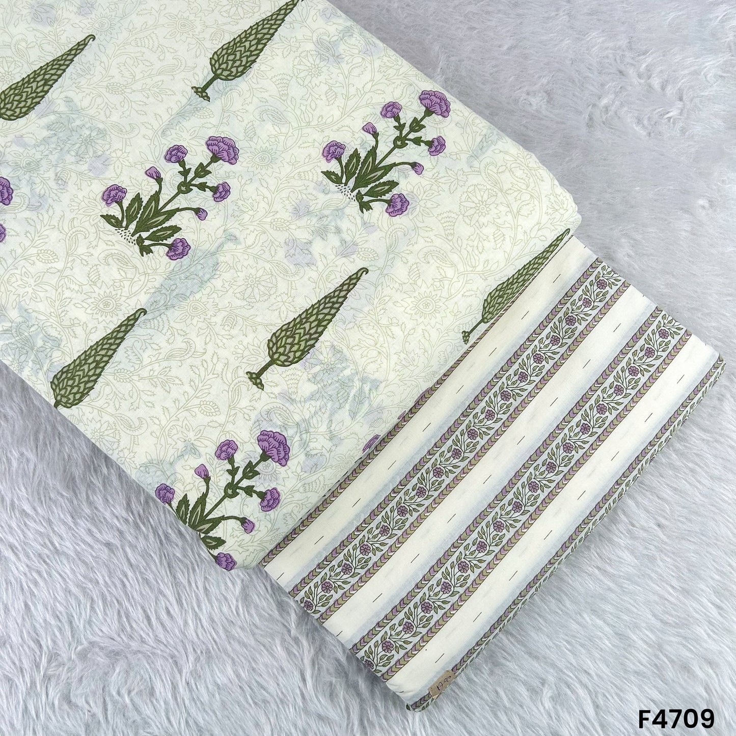 Printed Cambric Cotton Fabric- F4709