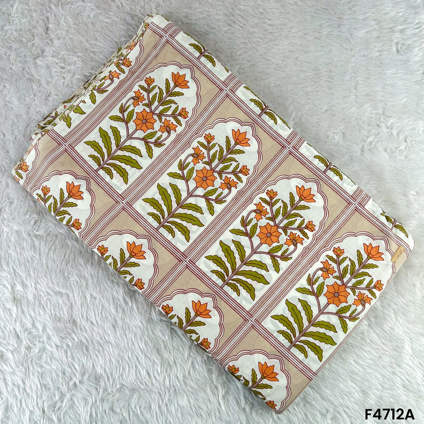 Printed Cambric Cotton Fabric- F4712