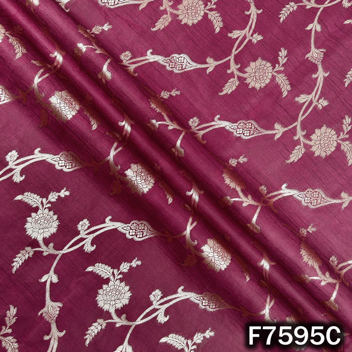Banarasi Brocade Silk Fabric - F7595
