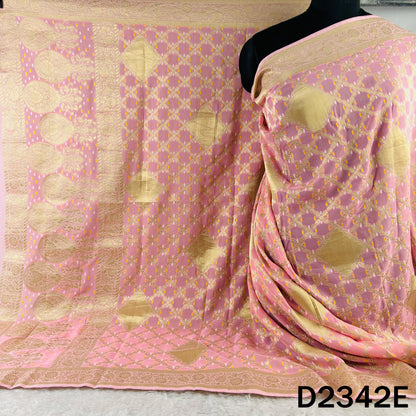 Zari Work Bandhani Print Pure Banarasi Georgette Dupatta - D2342