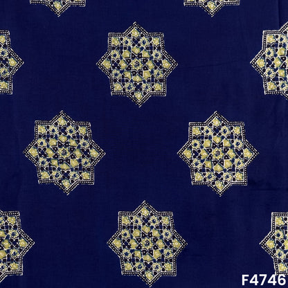 Printed Cambric Cotton Fabric- F4746