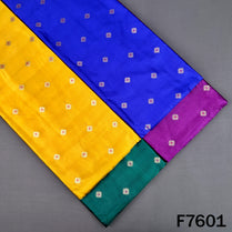 Zari Buti Pure Silk Fabric - F7601