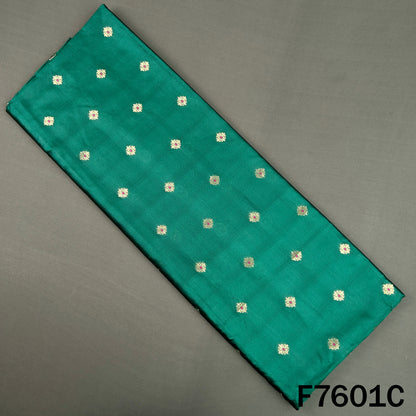 Zari Buti Pure Silk Fabric - F7601