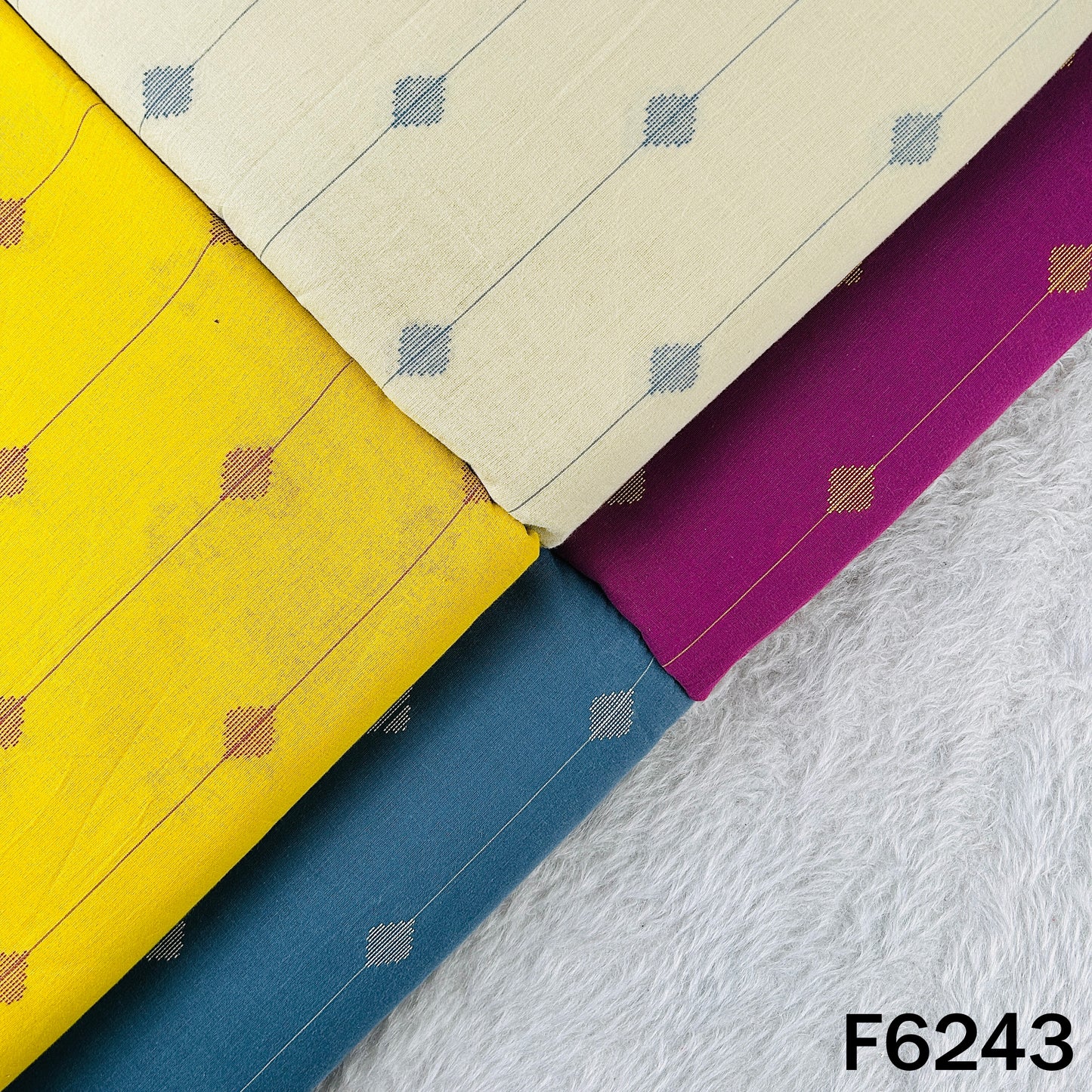 Handloom Cotton Fabric - F6243