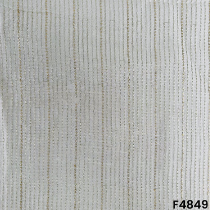 Dyeable Zari Sequins Embroidered Dola Silk-F4849