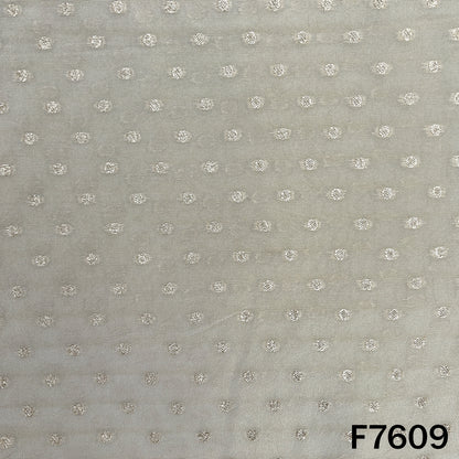 Dyeable Zari Butti Shimmer Tissue Fabric - F7609