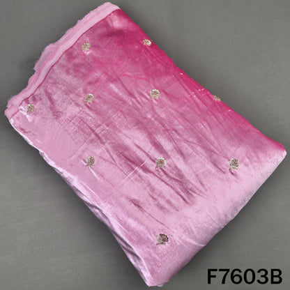 Cut Dana Zari Sequins Work Velvet Fabric - F7603