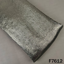 Foil Work Wrinkled Georgette Fabric - F7612