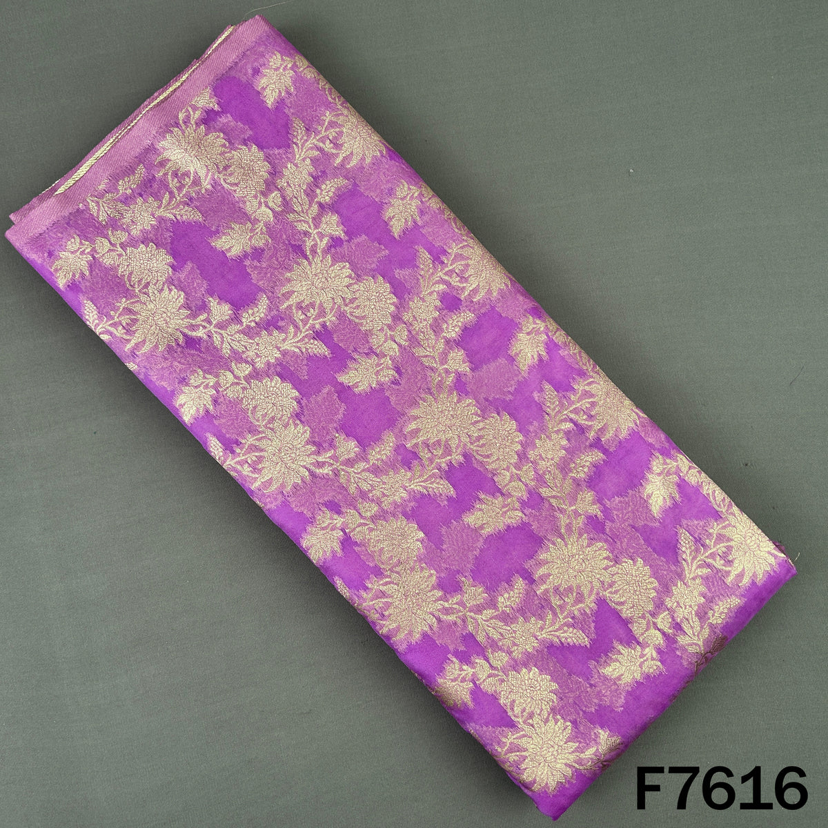 Banarasi Tissue Organza Fabric - F7616