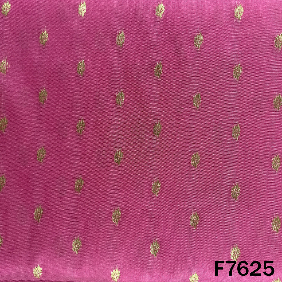 Zari Buti Work Brocade Silk Fabric - F7625