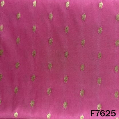 Zari Buti Work Brocade Silk Fabric - F7625