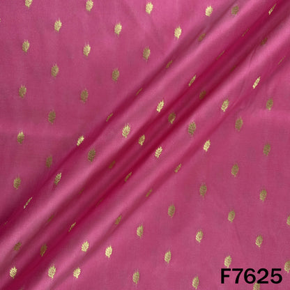 Zari Buti Work Brocade Silk Fabric - F7625